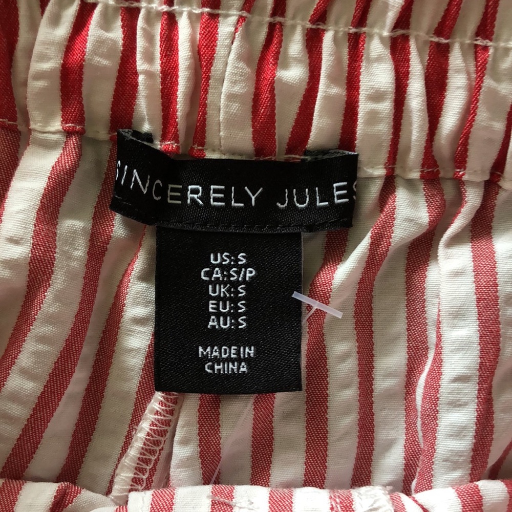 New Sincerely Jules Wide Leg Striped Pajama Pants - Picture 8 of 11
